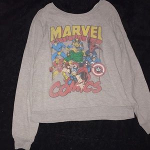 Hot topic marvel comics sweatshirt